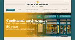 Desktop Screenshot of havelska-koruna.com