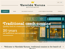 Tablet Screenshot of havelska-koruna.com